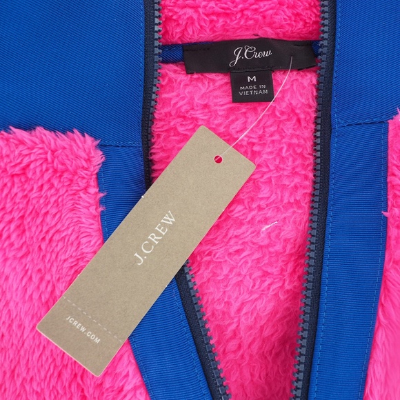 J. Crew Superplush Sherpa Half-Zip Pullover - Picture 8 of 9